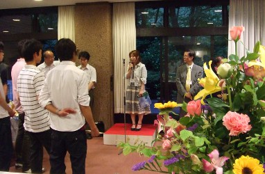 学生代表の挨拶