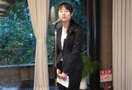 学生代表の挨拶